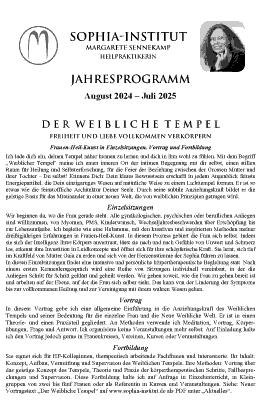 Titelseite Jahresprogramm